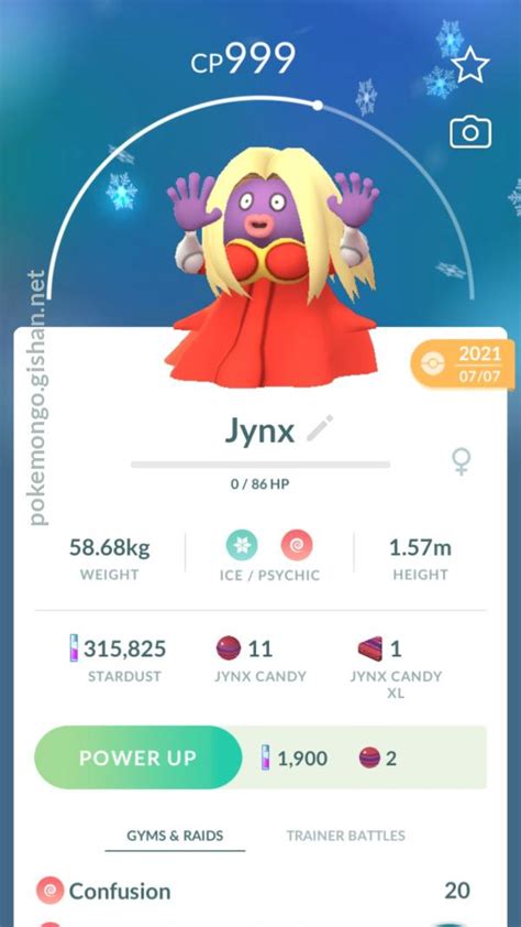 jynx pokemon go|jynx pokemon go pvp.